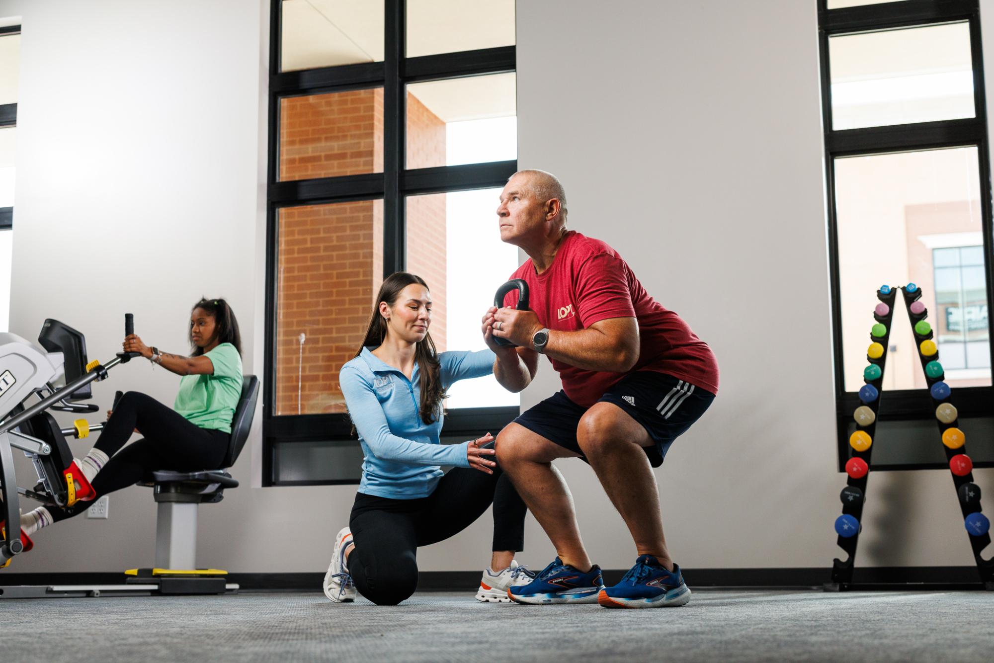 Man Getting PT Treatment